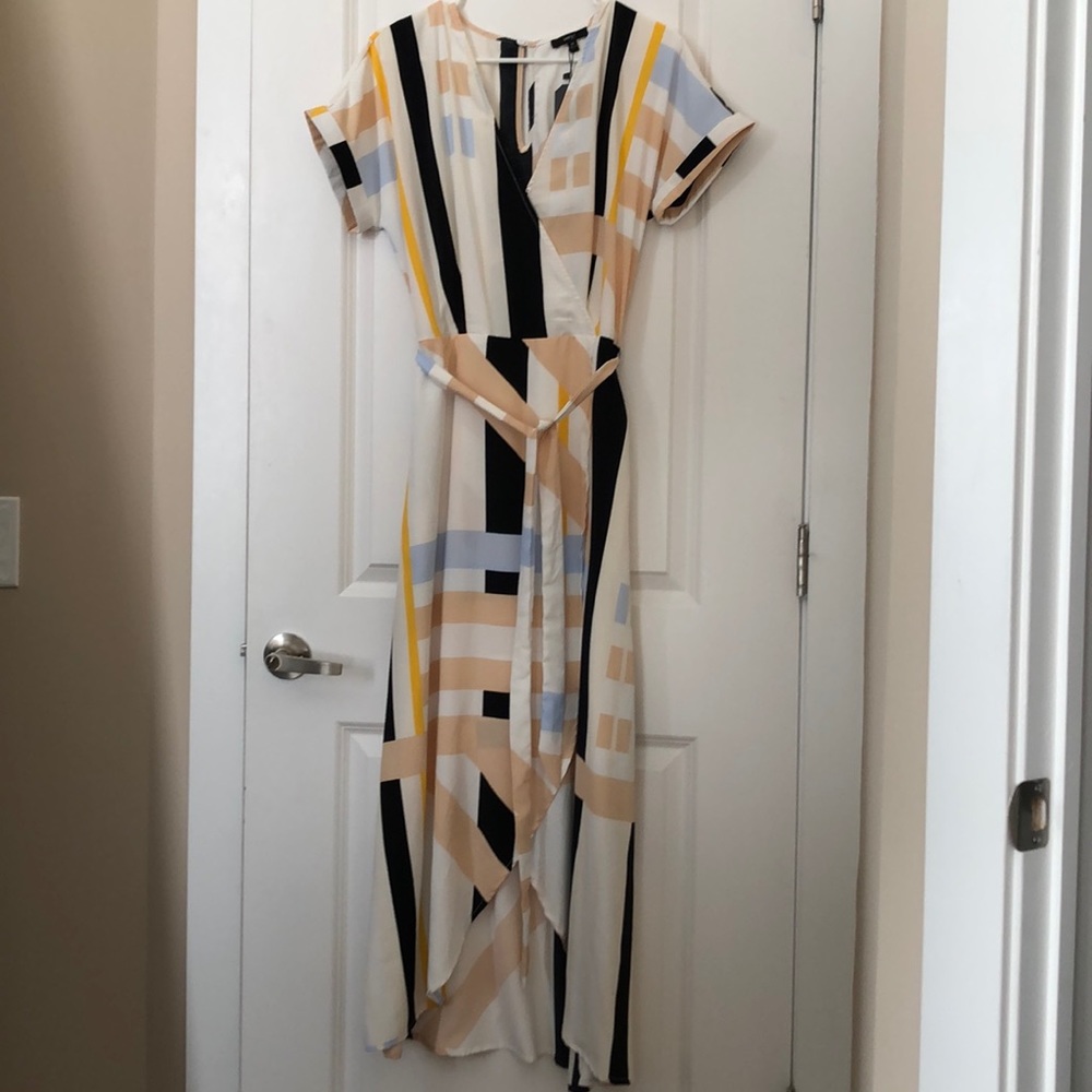 Very J print maxi dress